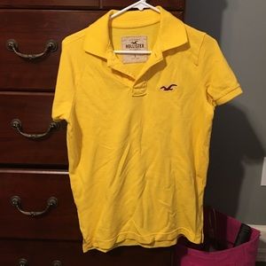 Yellow Hollister Polo